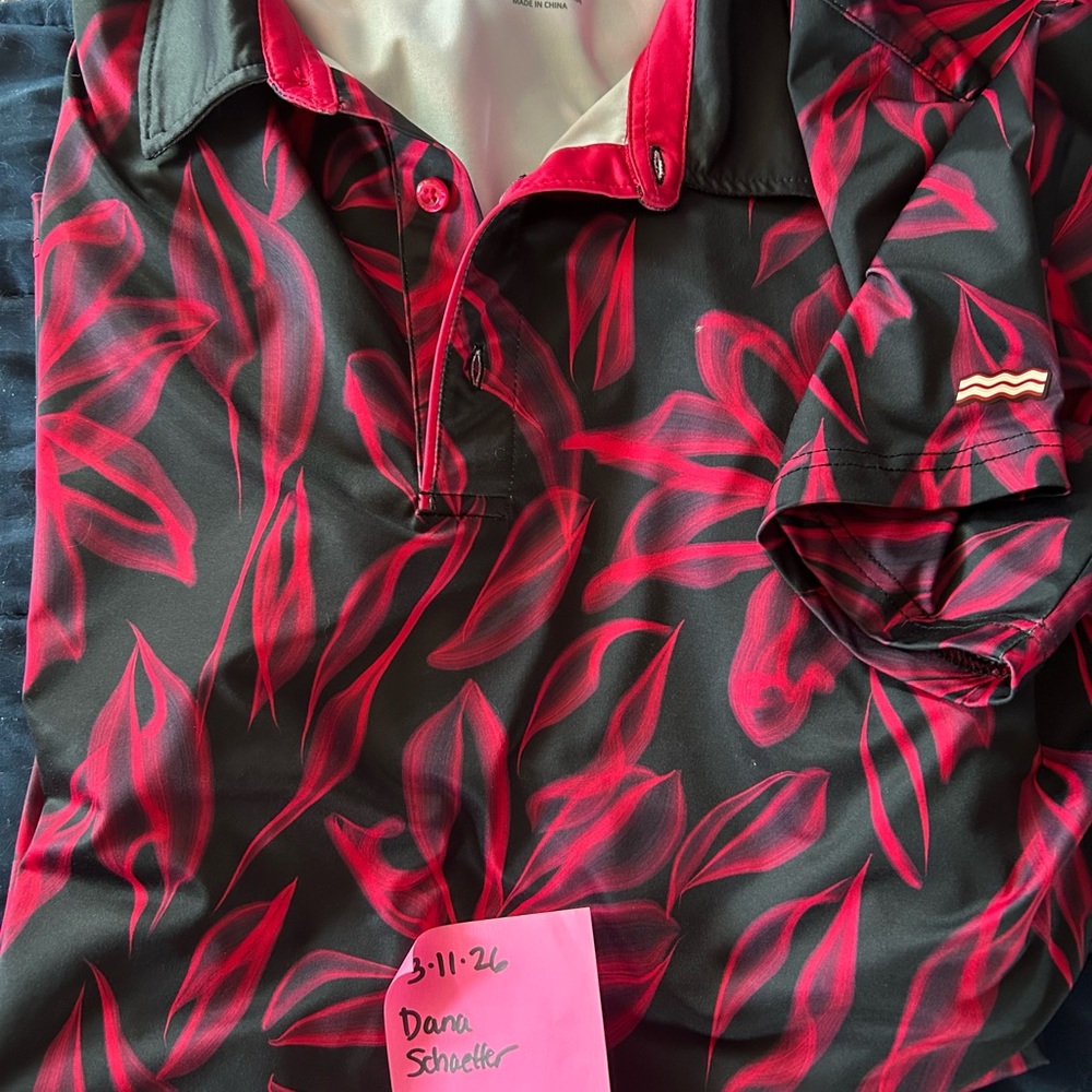 RSVLTS men’s 3x ghost palms breakfast balls polo